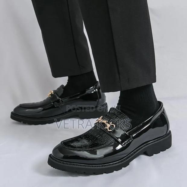 Slip-on Casual Tassel Chain Black/White - All Black - thumbnail 2