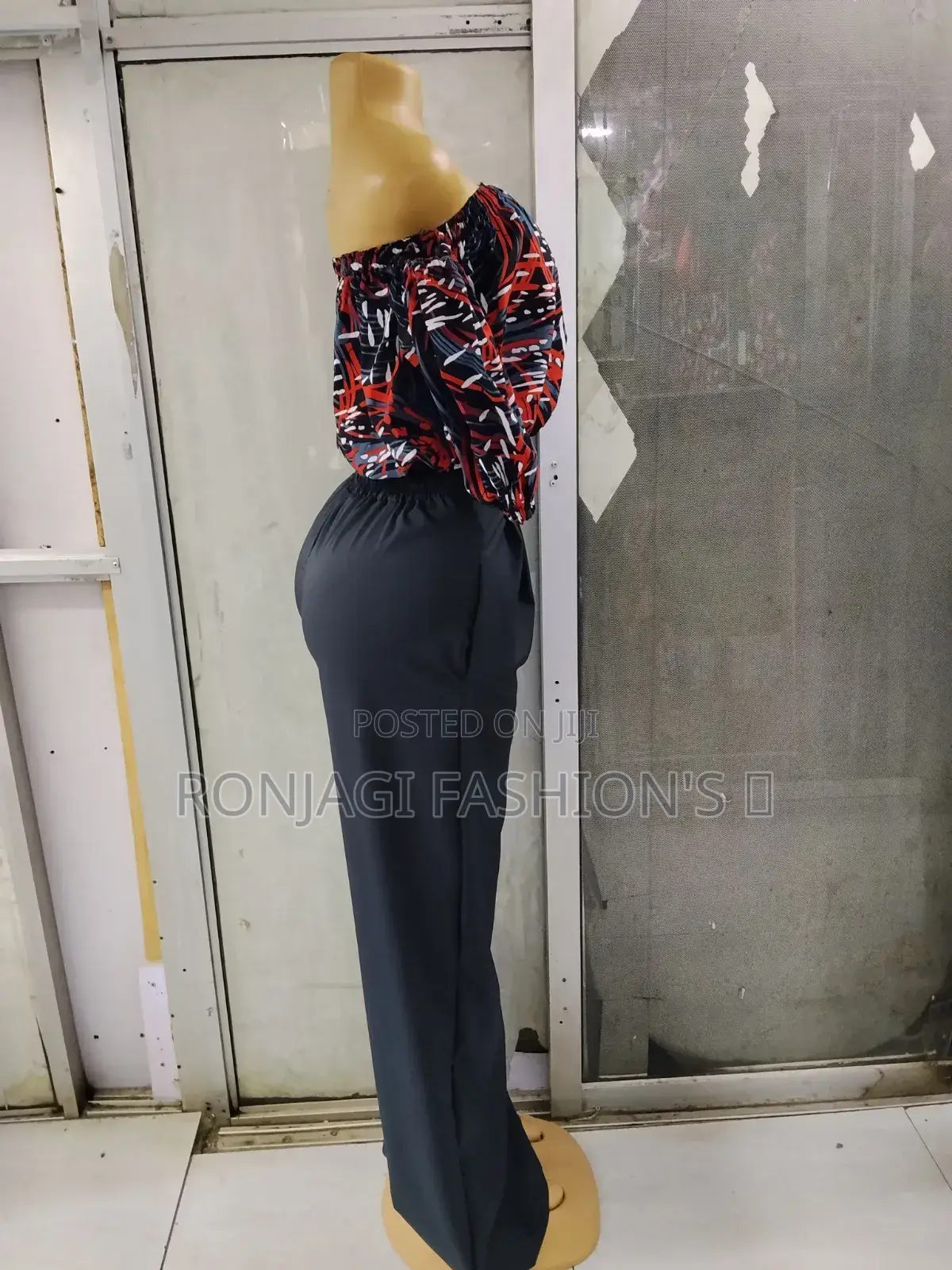 Palazzo With Ankara Top