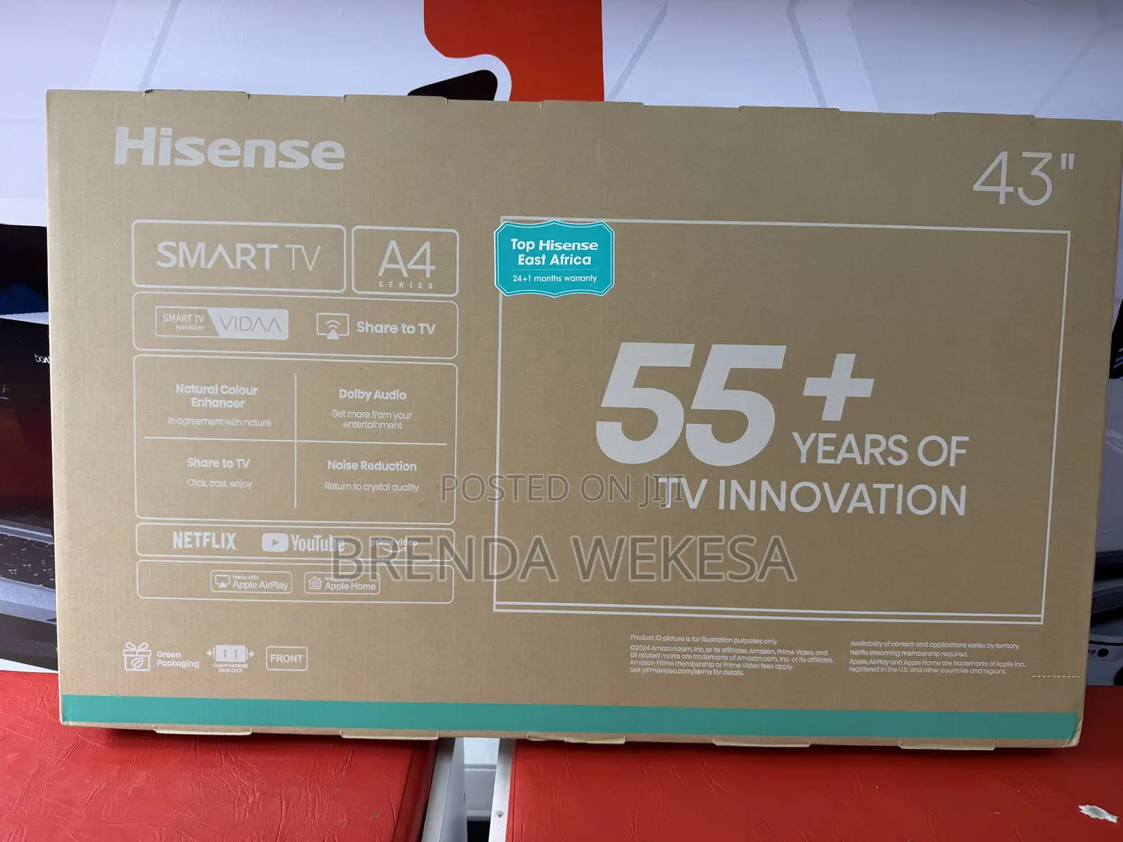 Hisense 43′′ A4q FHD (New 2026) Vidaa Smart Tv – 43a4qken