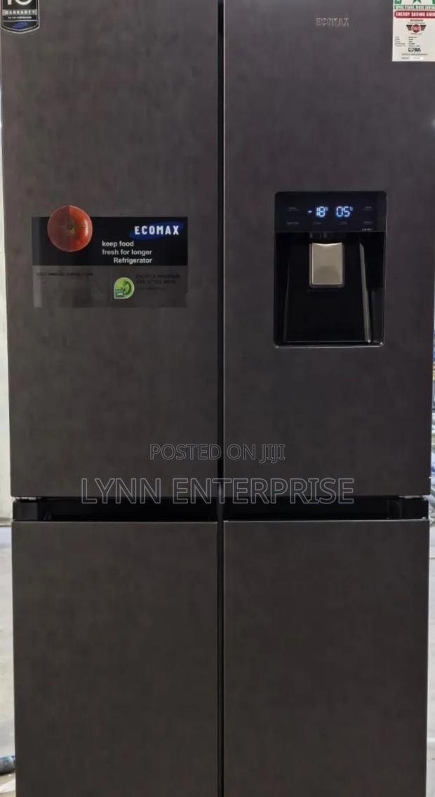 4 Door Refrigerator Ecomax 506 Litres Dark Silver - main view