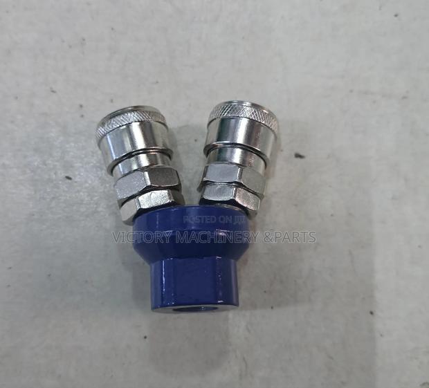 2 Way Compressor Connector 1/4 Inch Female Thread
