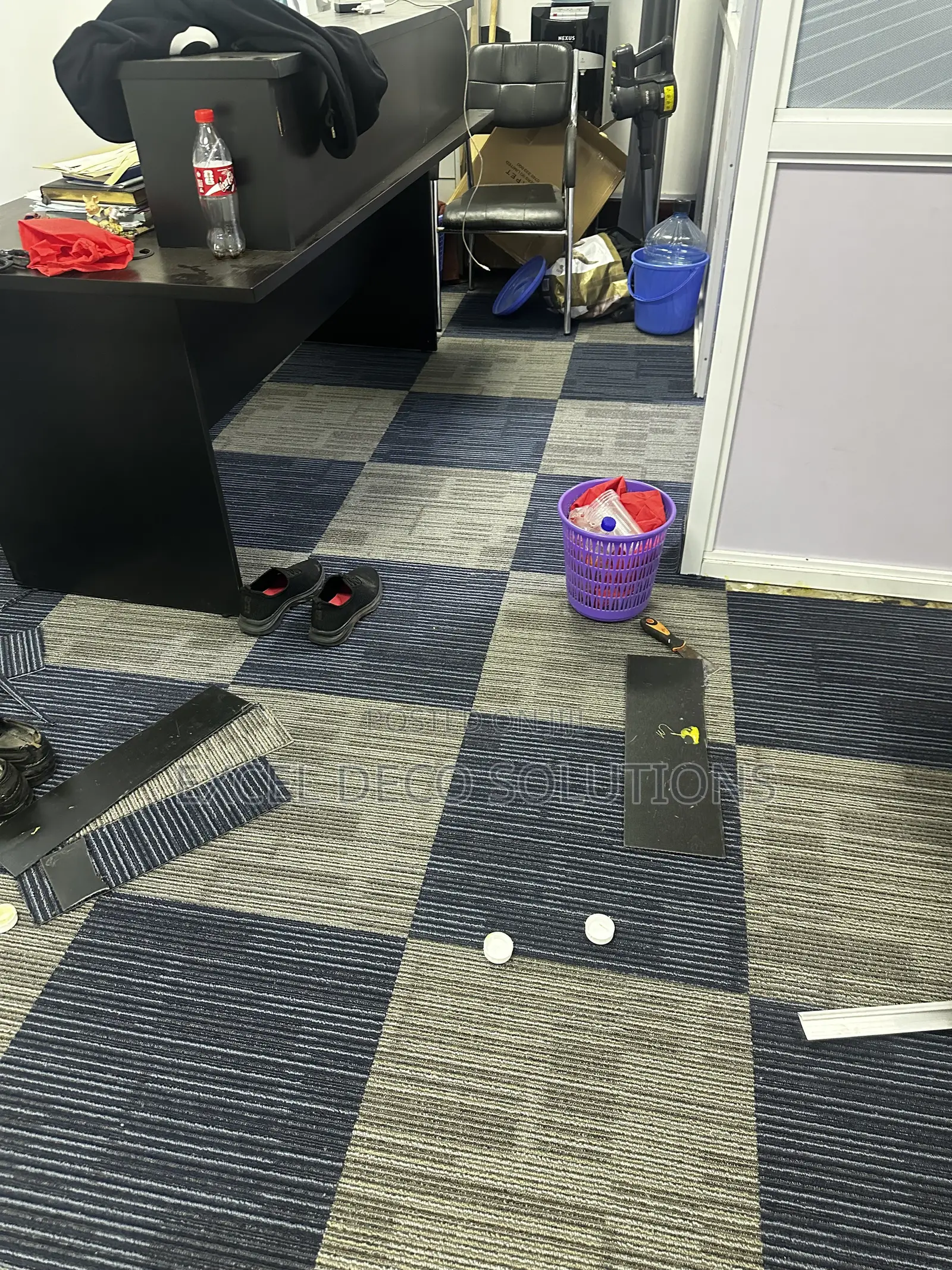 Heavy Duty Office Carpet Tiles – Modern Pattern Design
