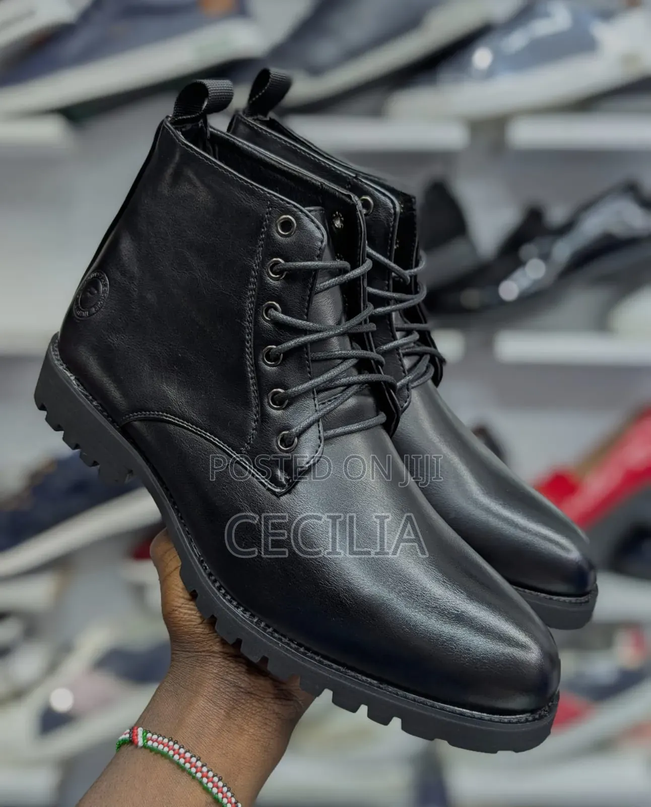 Mens Black Boots