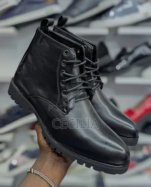 Mens Black Boots