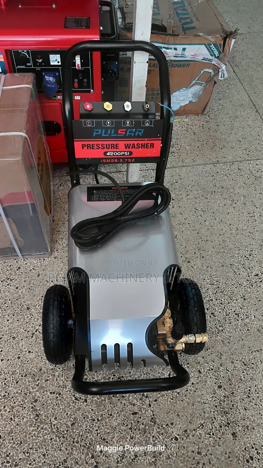 Pulsar 4200psi Heavy-Duty 7.5hp Motor Pressure/Carwash Machine