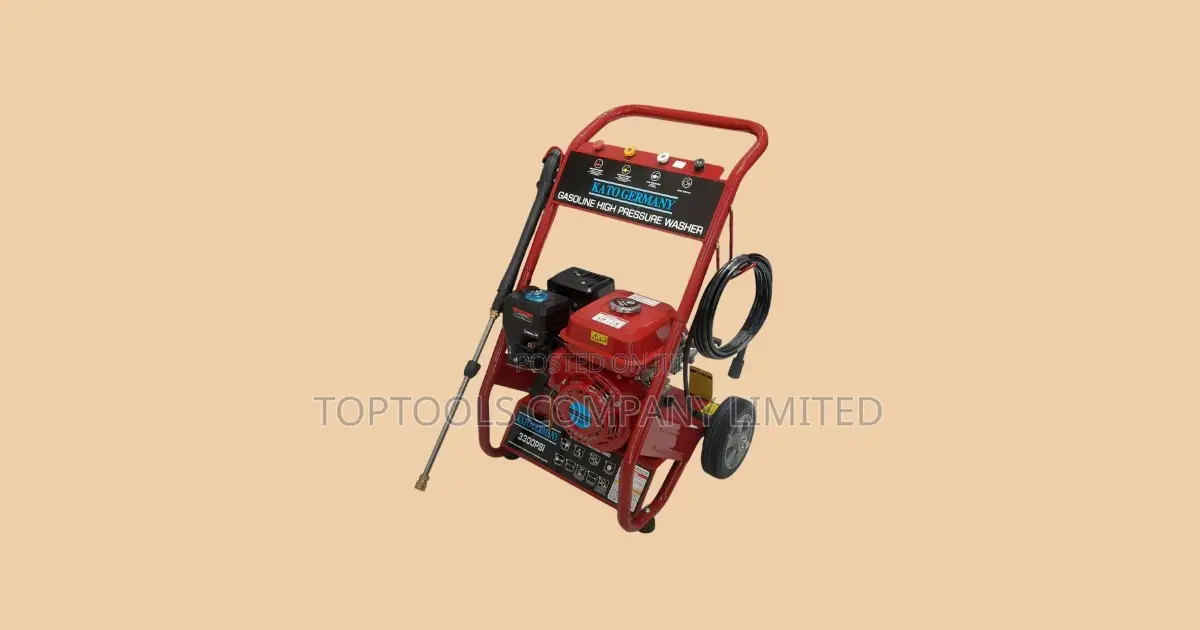 Kpw800 Kato Germany Petrol Pressure Washer 3300psi 8.0hp Engine