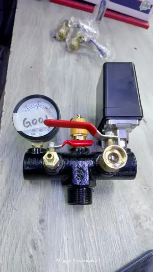 Air Compressor Pressure Control Switch Assembly With Gauge/Regulator