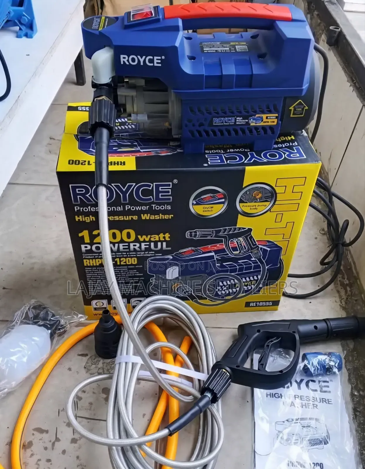 Royce Rh1200 High Pressure Washer (1200w)