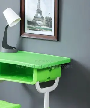 Home Desks; Kids Adjustable Home Schooling Desk Chair Set