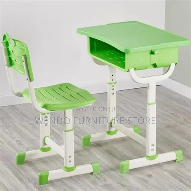 Home Desks; Kids Adjustable Home Schooling Desk Chair Set