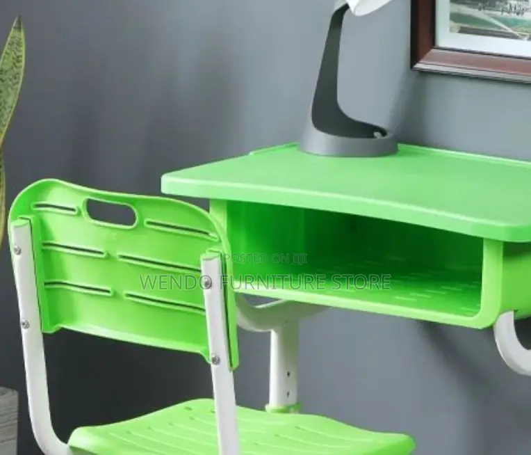 Home Desks; Kids Adjustable Home Schooling Desk Chair Set