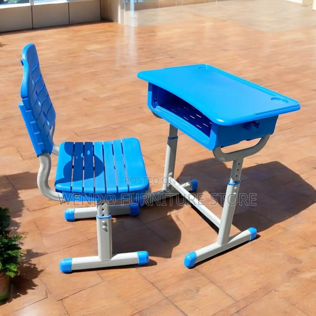 Home Desks; Kids Adjustable Home Schooling Desk Chair Set