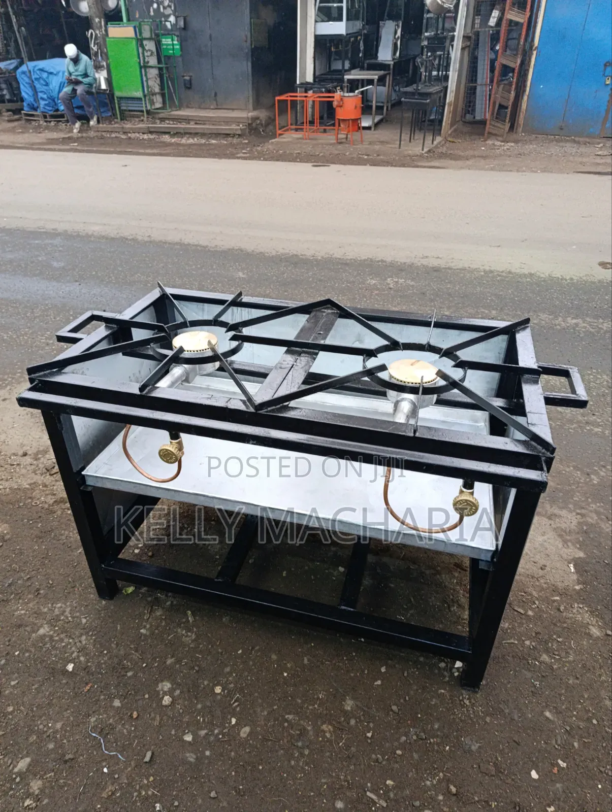 Top Performance Closed Two Burner Gas Jikos