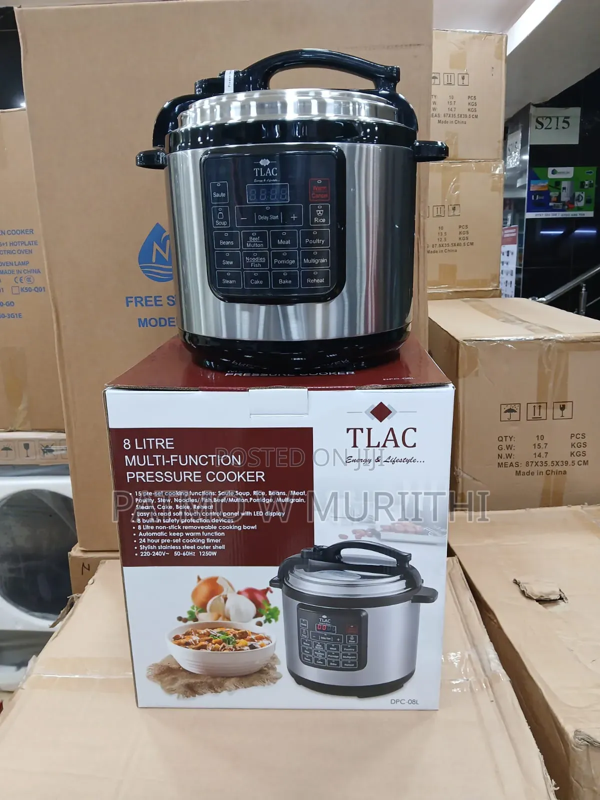Tlac 8litres Pressure Cooker