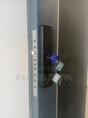 Tuya Smart Fingerprint Aluminum, Black, Fingerprints, Home Airbnb