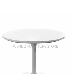 Coffee Table; Round Marble Surface Home Hankeet Coffee Table