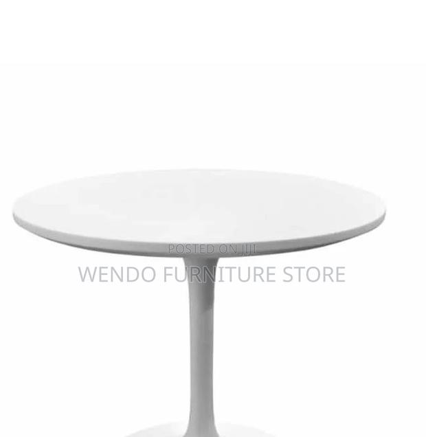 Coffee Table; Round Marble Surface Home Hankeet Coffee Table - thumbnail 5