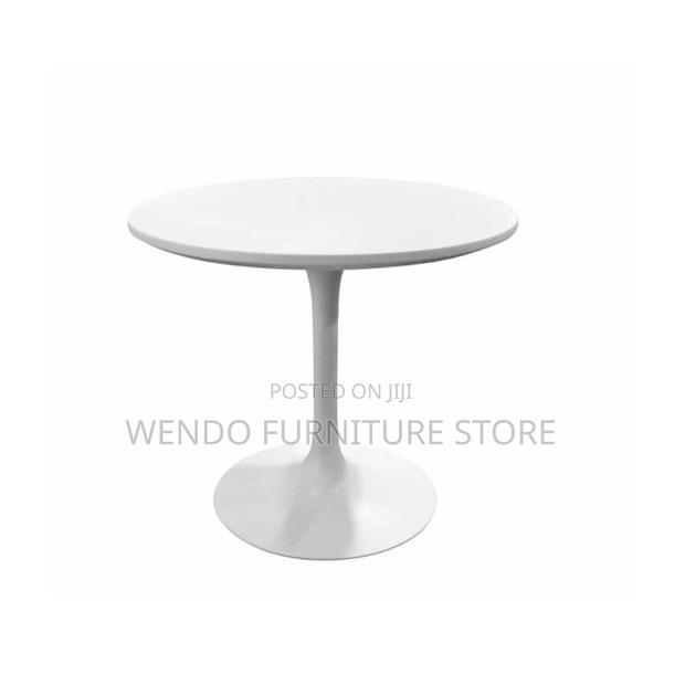 Coffee Table; Round Marble Surface Home Hankeet Coffee Table - thumbnail 11