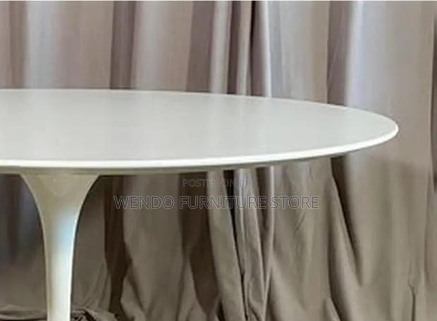 Coffee Table; Round Marble Surface Home Hankeet Coffee Table - thumbnail 14