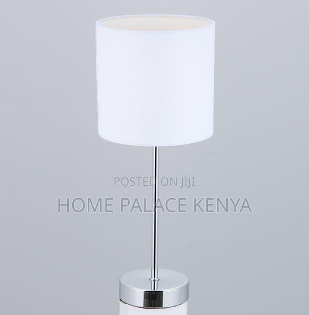Table Lamp: Decorative Table Lamp With Beige Fabric Shade - thumbnail 15