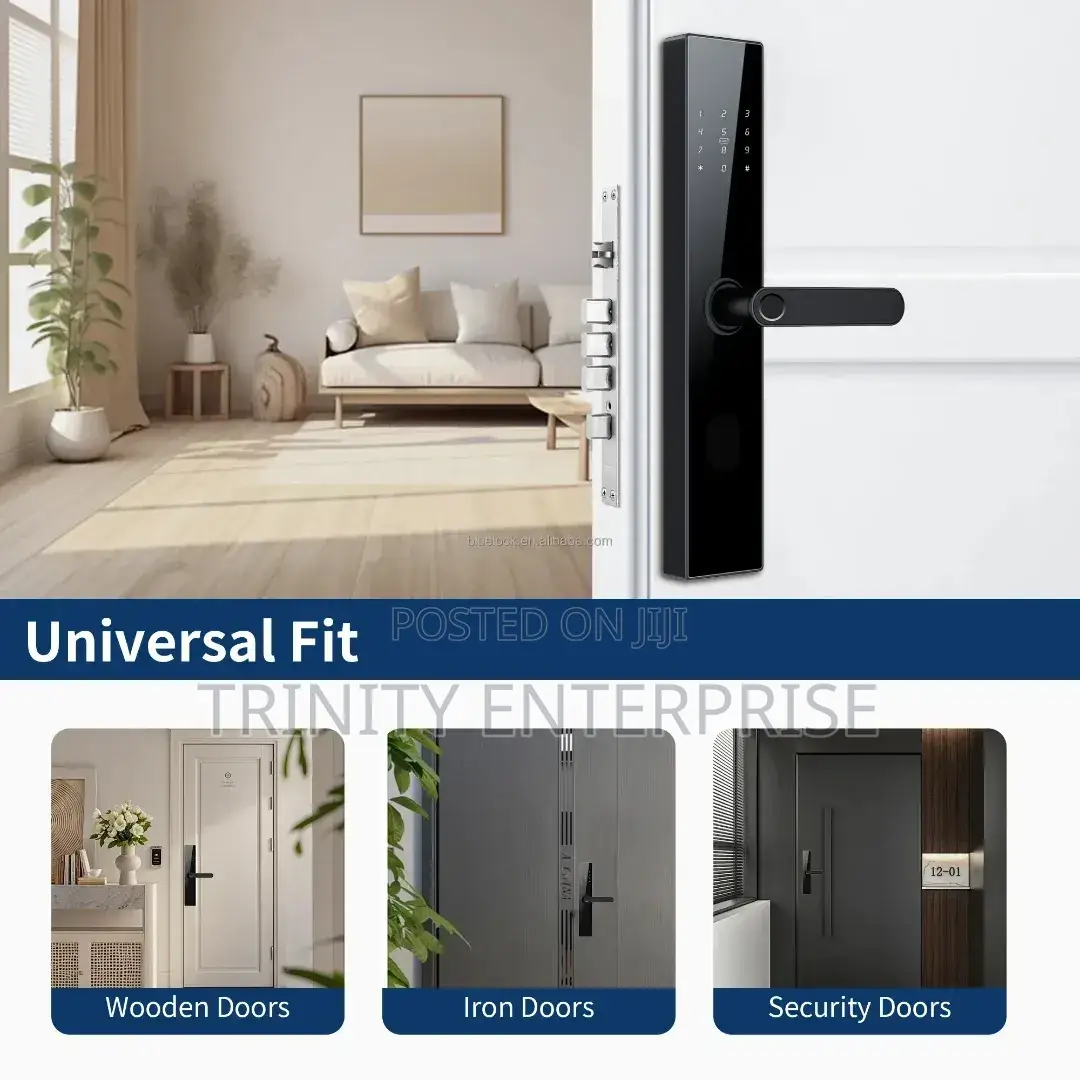 Smart Lock Tuya Smart Door Locks Keys Less Entry Password Fingerprints
