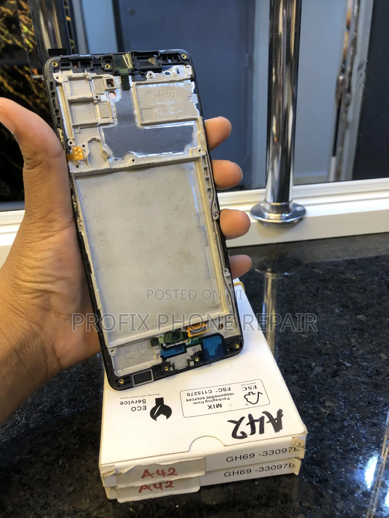 Original Samsung Galaxy A42 Screen Replacement and Installation NRB