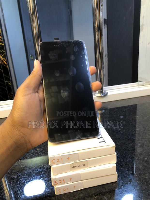 Original Samsung Galaxy S21+ Screen Replacement and Installation NRB - main view