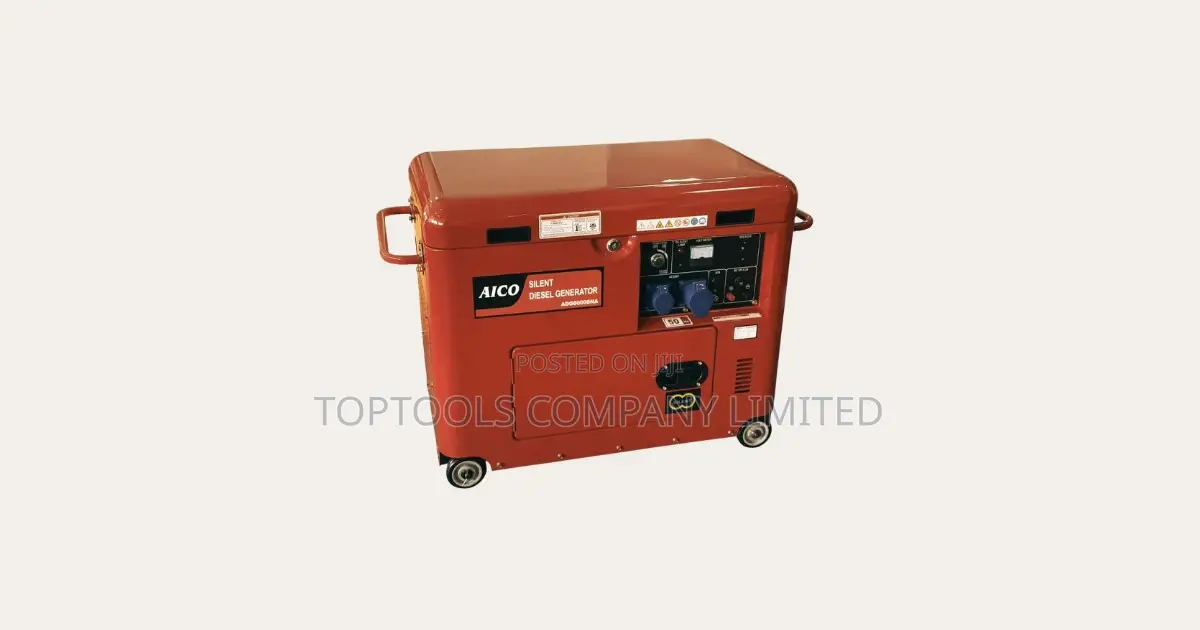 Adg6000sna Aico Japan Diesel Generator Closed Type Rated Output 7.5kva