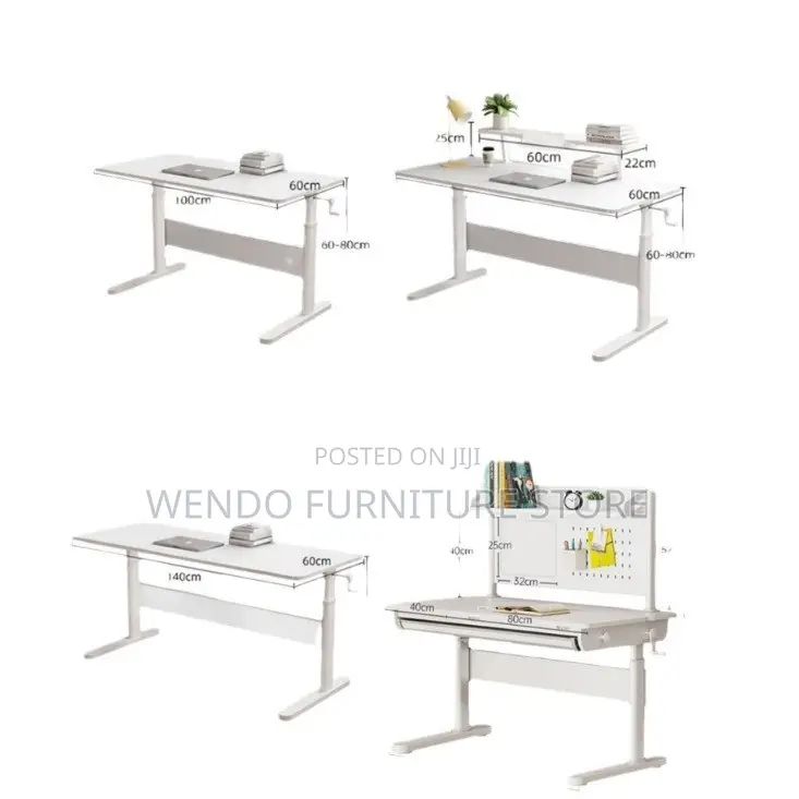 Office Desk; Excellent Manual Adjustable Working Desk