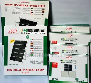Jsot 200w 2-in-1 Solar Floodlight – Dusk to Dawn Waterproof Light