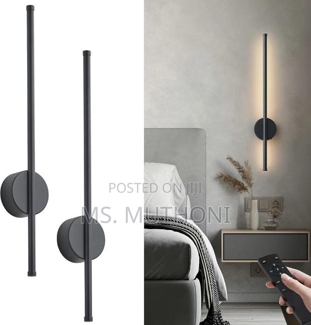 1 Pc * Remote Controlled Rechargeable Wall Sconce Lights * - thumbnail 3