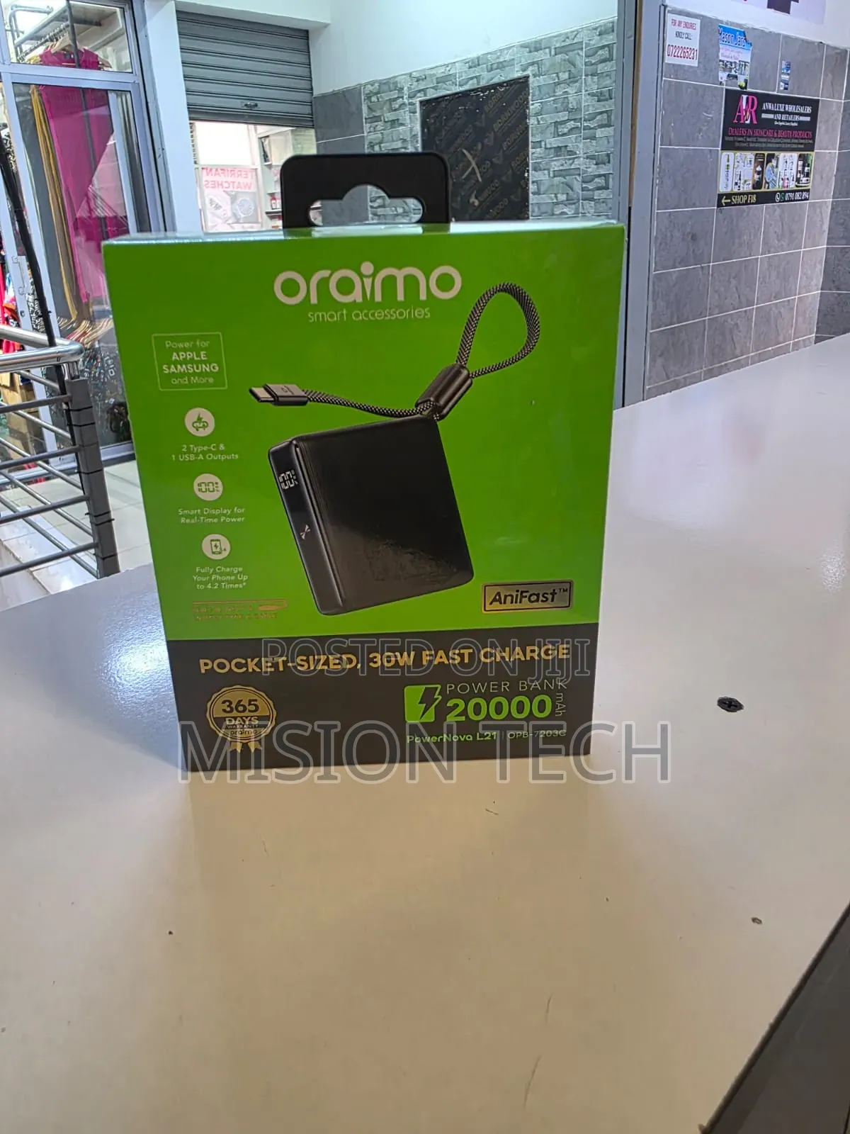 Oraimo Powernova L21 20000mah Power Bank