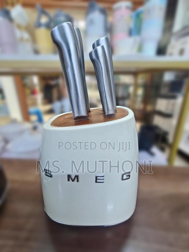  Smeg Retro Style Durable Knife Set