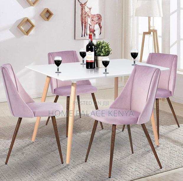 Dining Table: Premium White Rectangular Dining Table - thumbnail 8