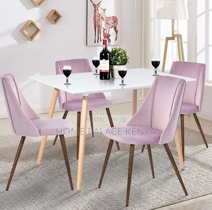 Dining Table: Premium White Rectangular Dining Table