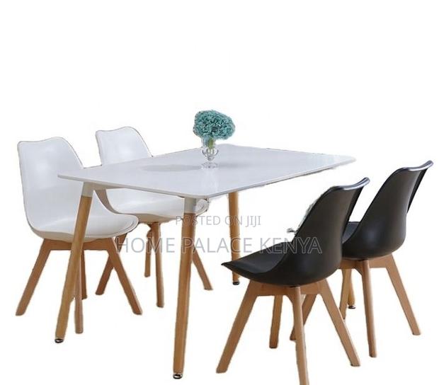 Dining Table: Premium White Rectangular Dining Table - thumbnail 15