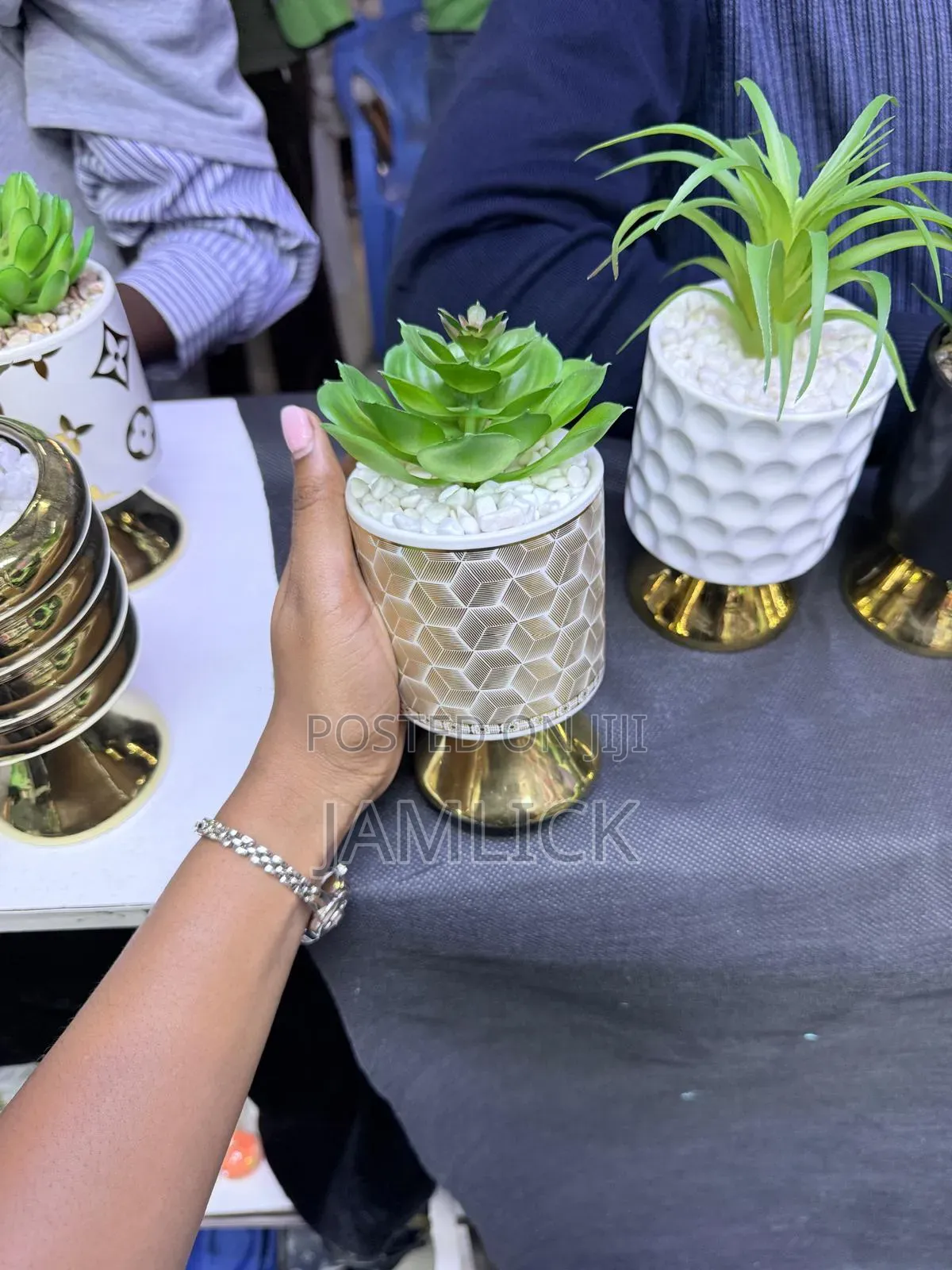 Ceramic Succulent Planters - Ks