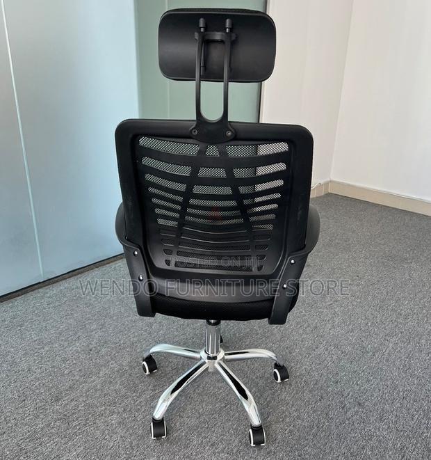 Office Chairs; Ergonomic Style Headrest Swivel Adjustable Office Chair - thumbnail 7