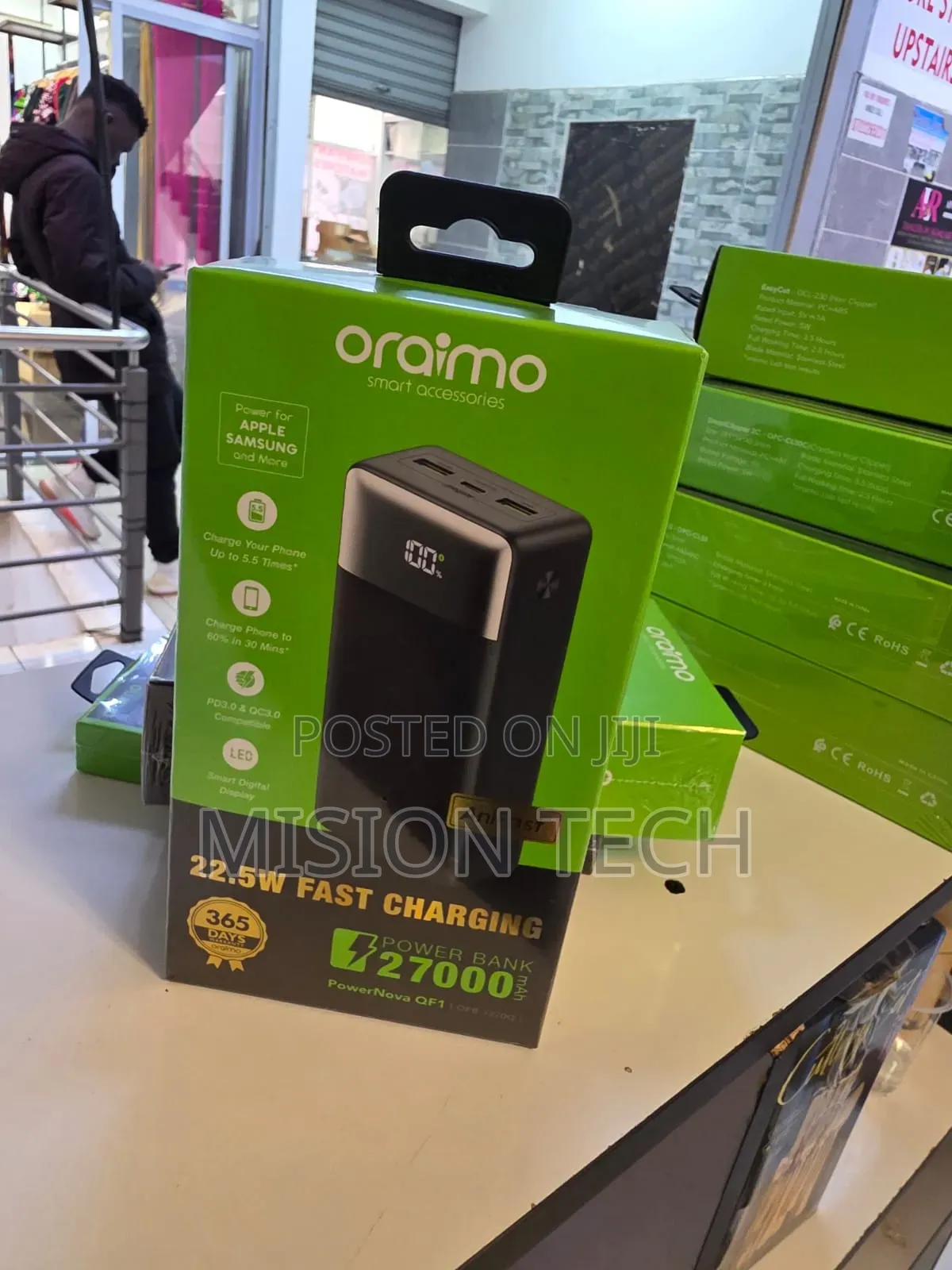 Oraimo Powernova Qf1 27000mah Power Bank**