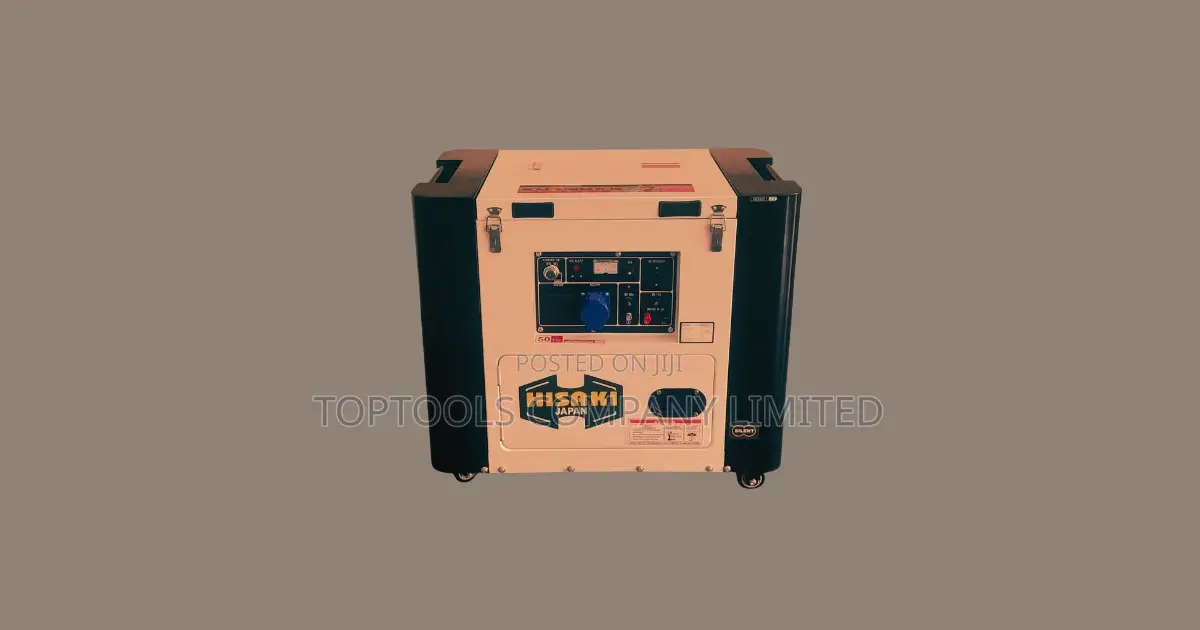 Hk8000sna Hisaki Japan Diesel Generator Aircooled Rated Output 10kva