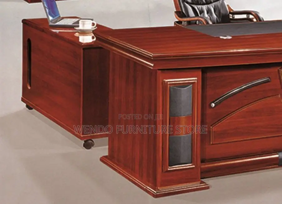 Office Desk; 1.6 Meters Executive Mahogany Excellent Office Desk