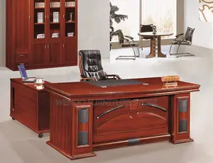 Office Desk; 1.6 Meters Executive Mahogany Excellent Office Desk