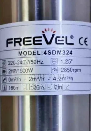 2hp Electric Submersible Water Pump/Freevale 2hp Pump