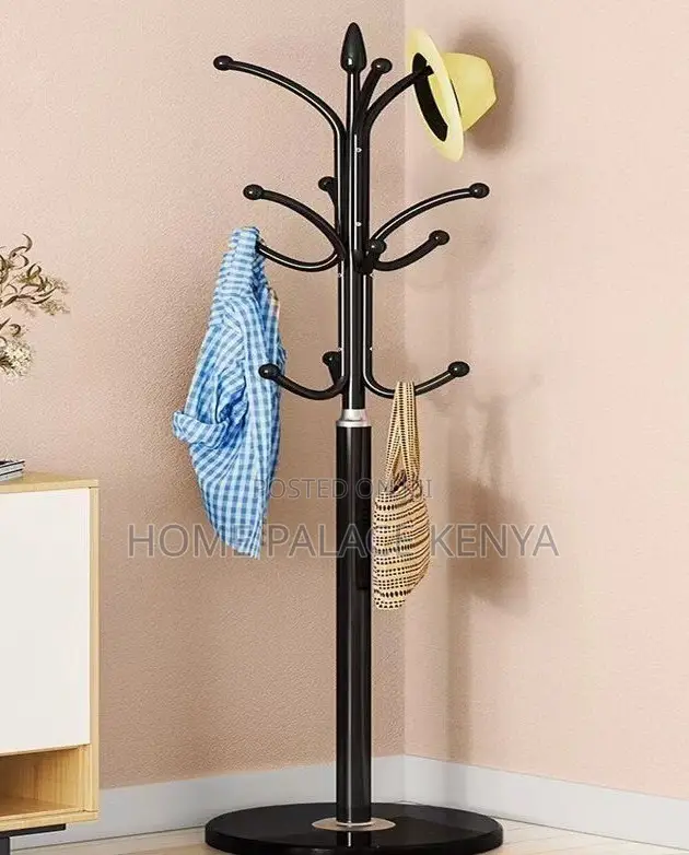 Coat Stand: Multifunctional Iron Floor Standing Coat Rack