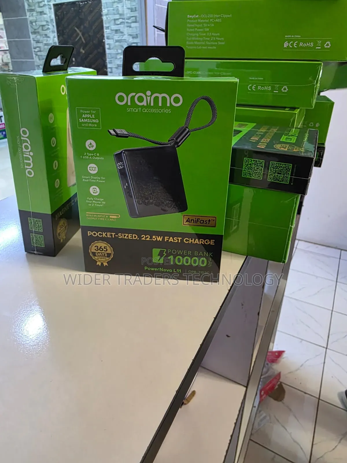 Oraimo Powerbank 10000mah Powernova L11 (Opb 7103c) 22.5watts