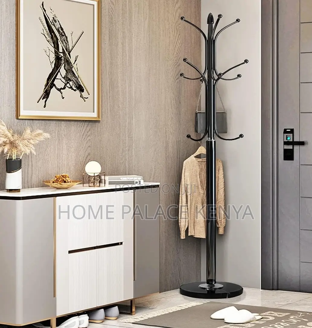 Coat Stand: Multifunctional Iron Floor Standing Coat Rack