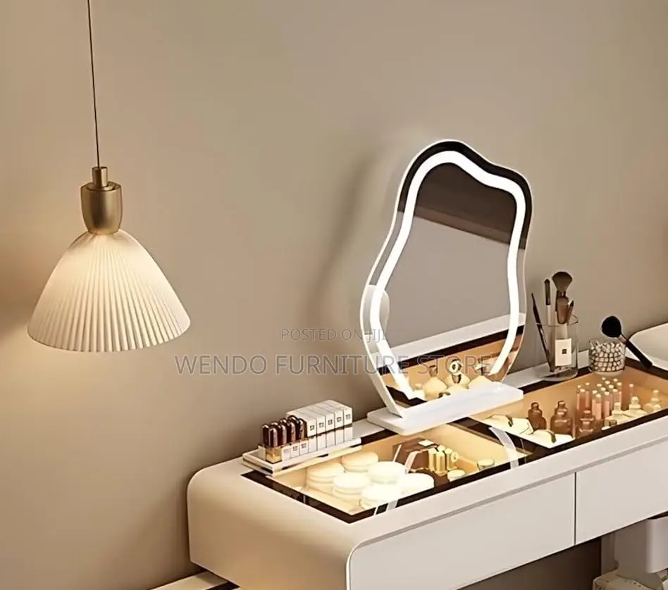 Dressers; White Bedroom Dressing Decor Vanity Set