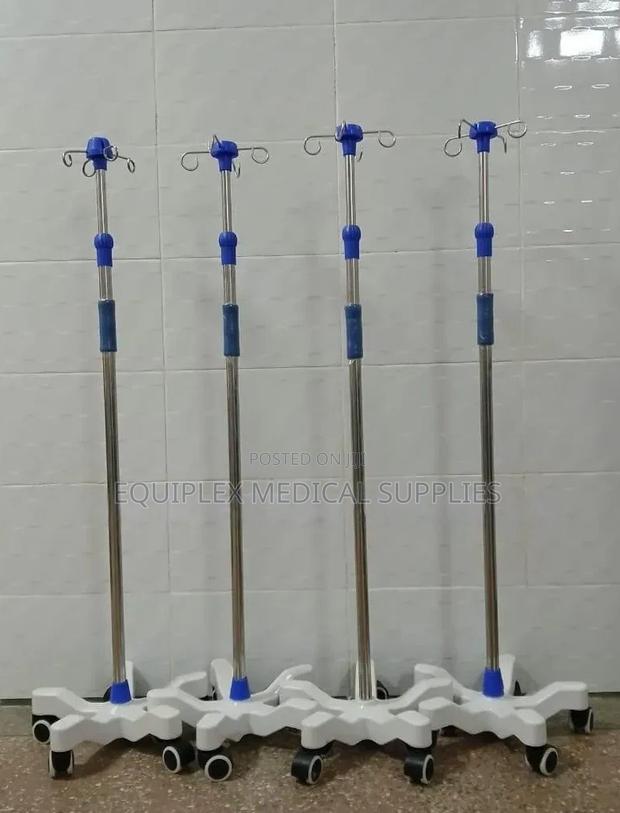 High Quality Hospital Drip Stand / Iv Pole (4 Hooks)