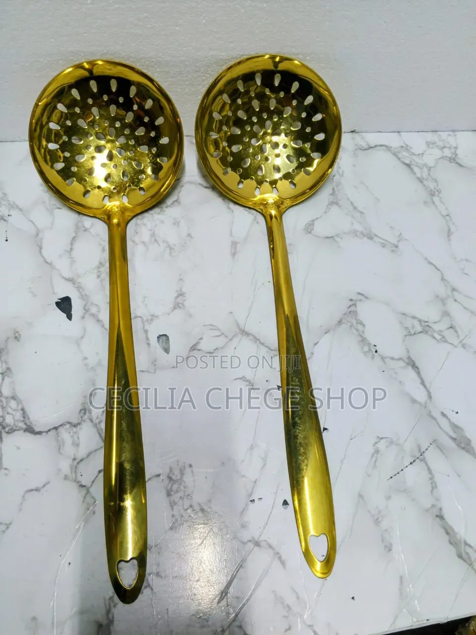 Gold Serving Spoons