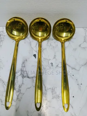 Gold Serving Spoons